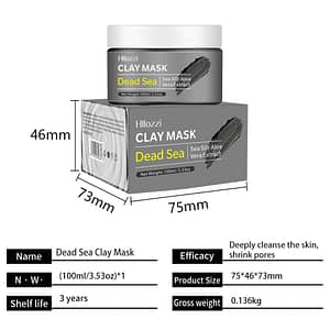 Hllozzi Dead Sea Clay Mask قناع طين البحر الميت من هلوزي