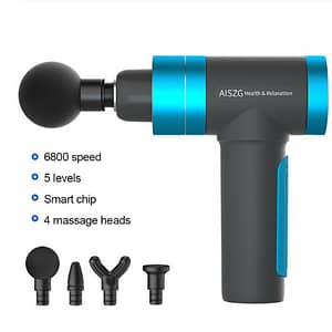 Aiszg  Electric Percussion Massage Gun مسدس المساج الكهربائي إيزج