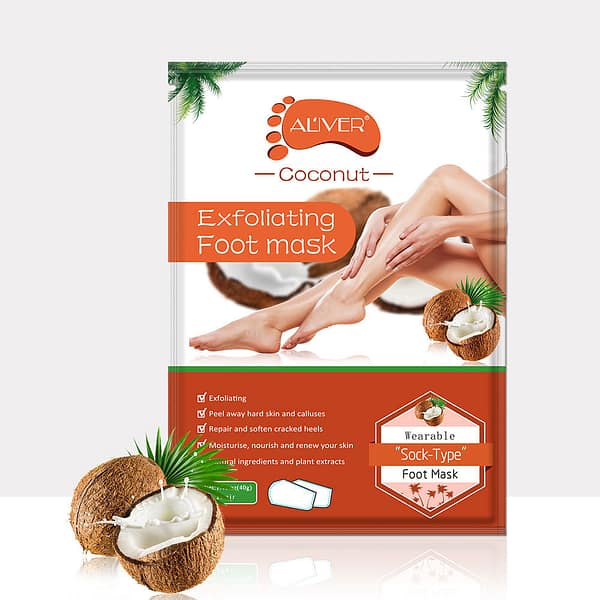 Aliver Exfoliating Foot Mask قناع تقشير القدم من أليفر - Image 2