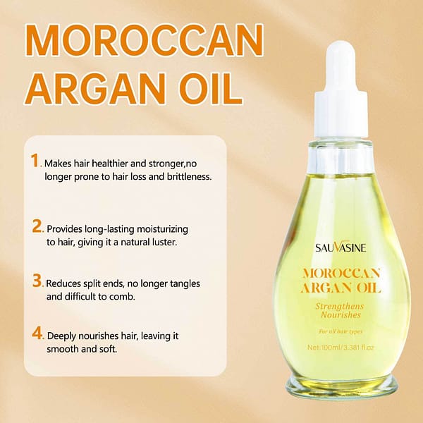Sauvasine Moroccan Argan Oil سيروم زيت الارغان المغربي من ساوفاسين - Image 2