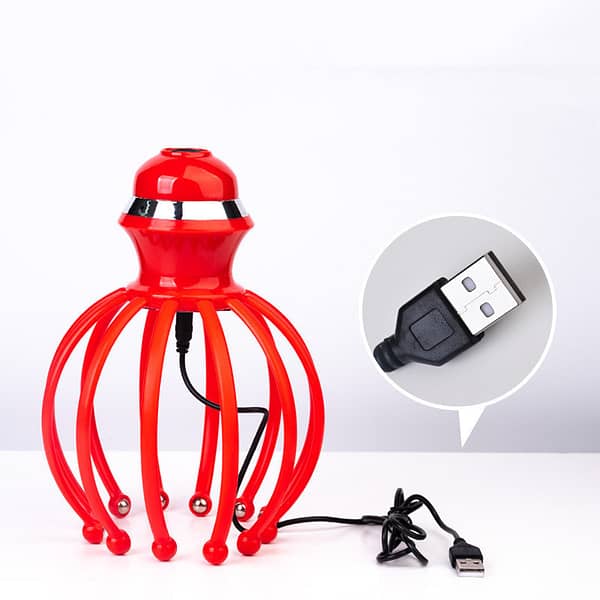 Octopus Scalp Massager مدلك الرأس  بـ 12 ذراعًا - Image 2
