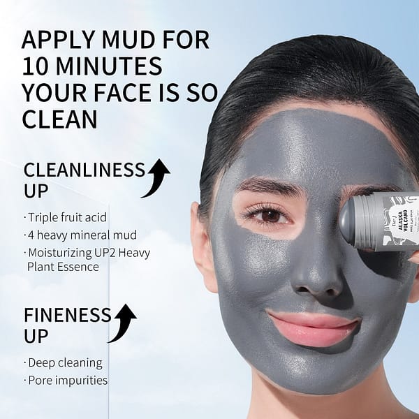 Alaska Volcano Mud Pore Cleaning Stick قلم تنظيف المسام بطين بركان الآسكا - Image 2